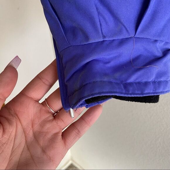 🍄 Obermeyer 1947 Northern Lights Blue Periwinkle Puffer Ski/Snowboard Coat - Picture 12 of 13